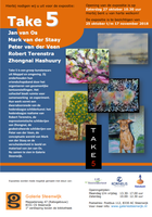 2018. Poster Take 5 expo, Galerie Steenwijk.