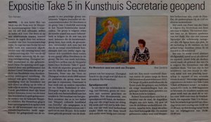 2014. Take 5 expo Kunsthuis de Secretarie.