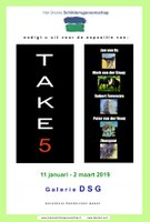 2019. Poster Take 5 expo, Galerie DSG, Assen.